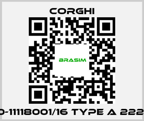 Corghi-0-11118001/16 Type A 222  price