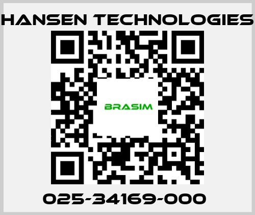 HANSEN TECHNOLOGIES-025-34169-000  price