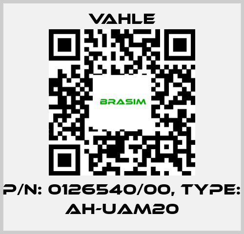 Vahle-P/n: 0126540/00, Type: AH-UAM20 price