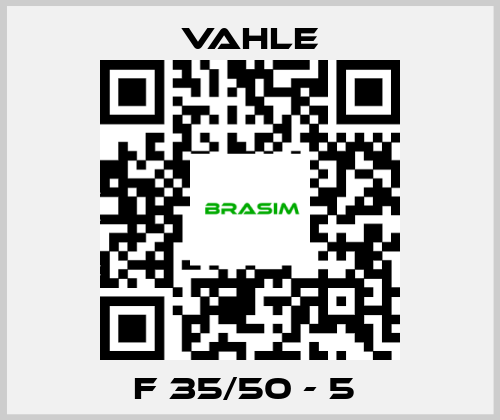 Vahle-F 35/50 - 5  price