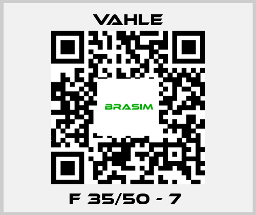 Vahle-F 35/50 - 7  price