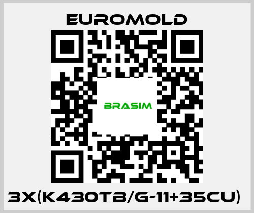 EUROMOLD-3X(K430TB/G-11+35CU)  price