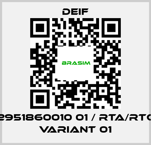 Deif-2951860010 01 / RTA/RTC Variant 01 price