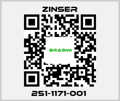 Zinser- 251-1171-001  price