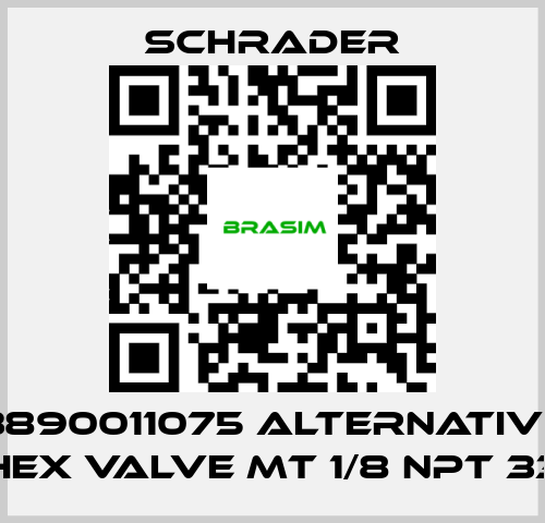 Schrader-3890011075 alternative HEX VALVE MT 1/8 NPT 33 price