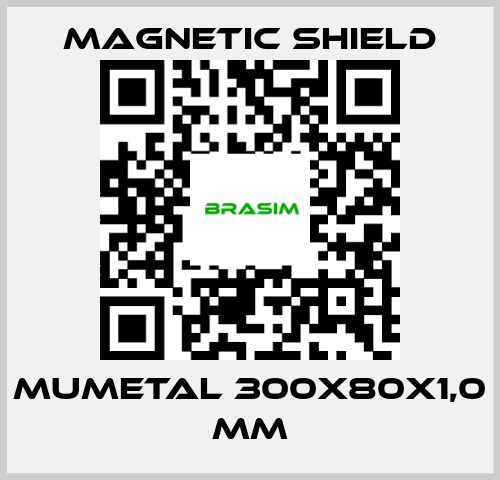 Magnetic Shield-MuMETAL 300x80x1,0 mm price