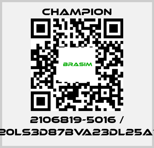 Champion-2106819-5016 / G20LS3D87BVA23DL25A10 price