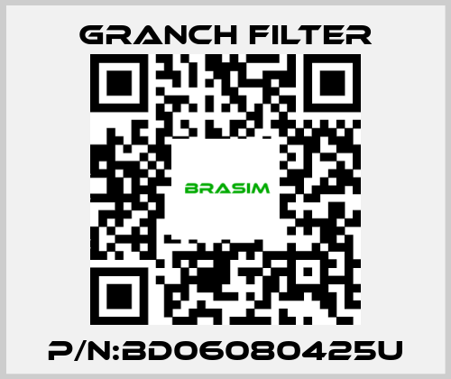 GRANCH FILTER-P/N:BD06080425U price