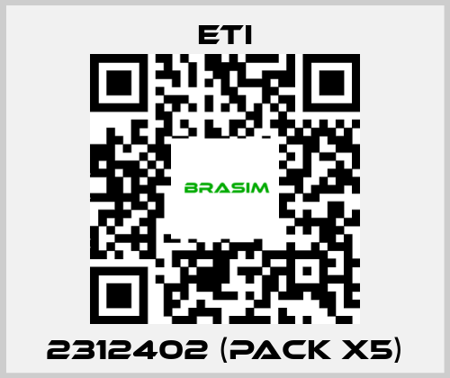 Eti-2312402 (pack x5) price