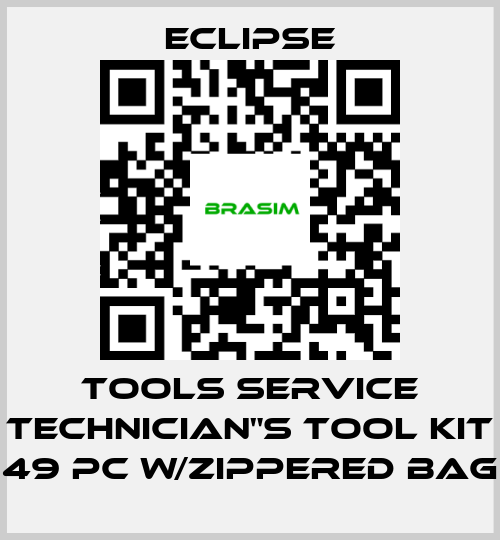 Eclipse-TOOLS SERVICE TECHNICIAN"S TOOL KIT 49 PC w/ZIPPERED BAG price