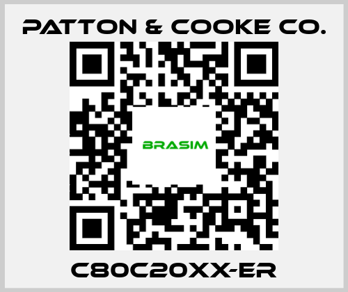 Patton & Cooke Co.-C80C20XX-ER price