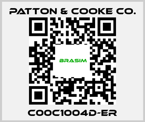 Patton & Cooke Co.-C00C1004D-ER price