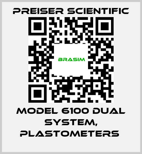 Preiser Scientific-Model 6100 Dual System, Plastometers  price