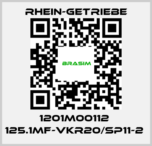 Rhein-Getriebe-1201M00112  125.1MF-VKR20/SP11-2  price