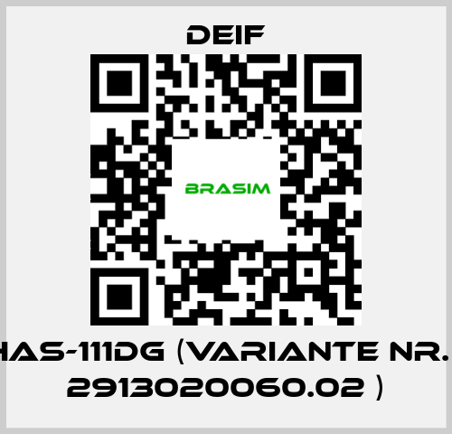 Deif-HAS-111DG (Variante Nr. : 2913020060.02 ) price