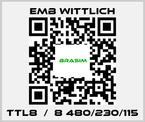 EMB Wittlich-TTL8  /  8 480/230/115 price