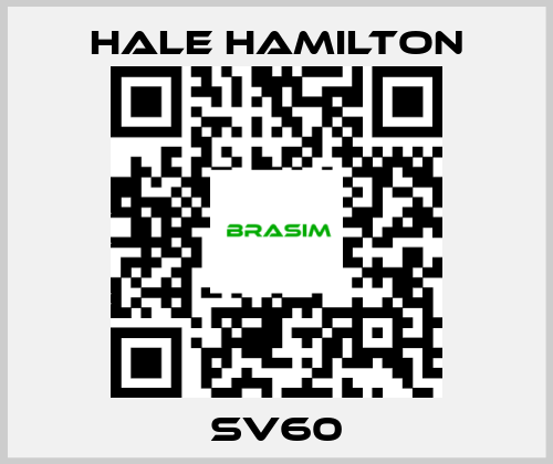 HALE HAMILTON-SV60 price