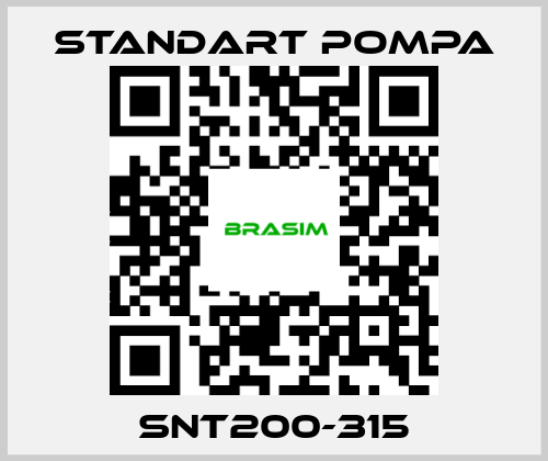 STANDART POMPA-SNT200-315 price