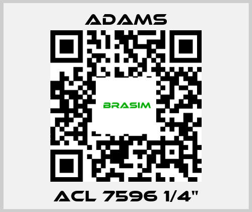 ADAMS-ACL 7596 1/4" price