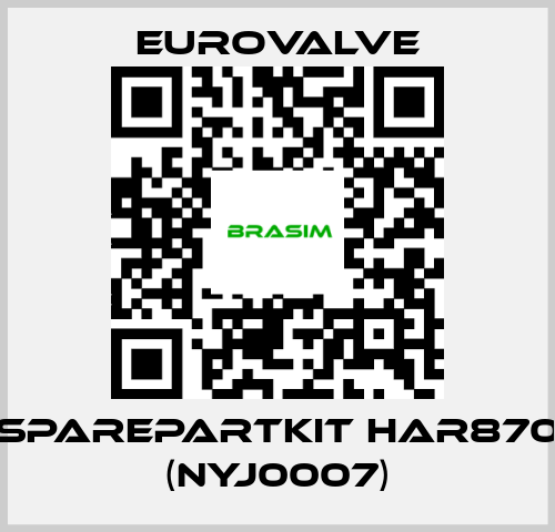 Eurovalve-Sparepartkit HAR870 (NYJ0007) price