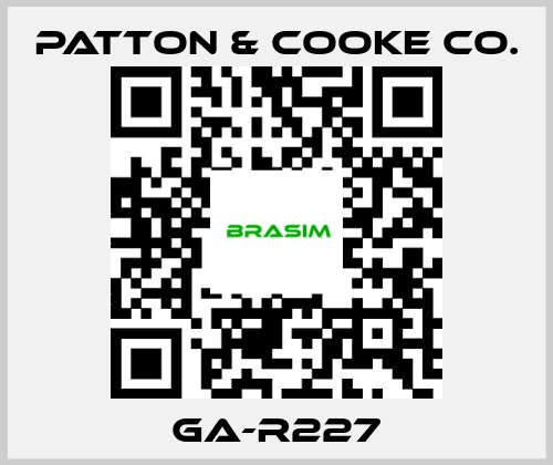 Patton & Cooke Co.-GA-R227 price