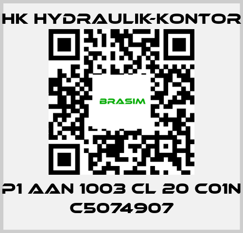 HK HYDRAULIK-KONTOR-P1 AAN 1003 CL 20 C01N C5074907 price