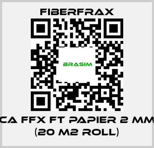 Fiberfrax-CA FFX FT PAPIER 2 MM (20 m2 roll) price