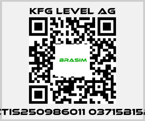 KFG Level AG-ZTIS250986011 03715B152 price