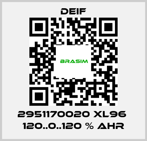 Deif-2951170020 XL96  120..0..120 % AHR price