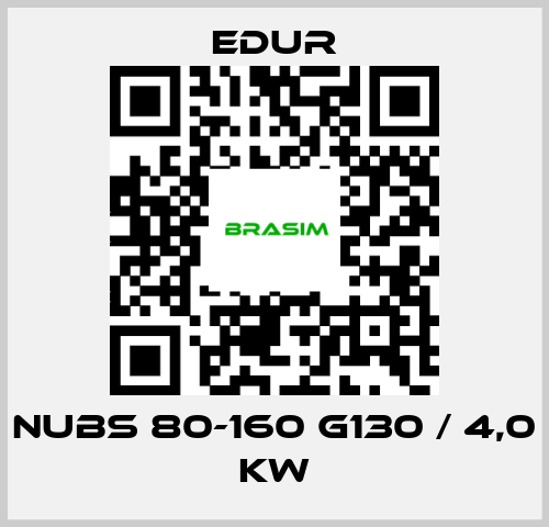 Edur-NUBS 80-160 G130 / 4,0 KW price