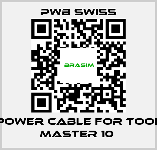 PWB Swiss-POWER CABLE FOR TOOL MASTER 10  price