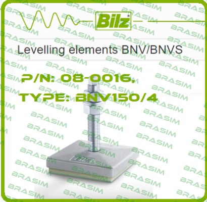 Bilz Vibration Technology-P/N: 08-0016, Type: BNV150/4 price