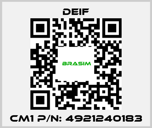 Deif-CM1 P/N: 4921240183 price