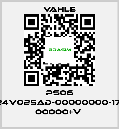 Vahle-PS06 -0024V025AD-00000000-17102- 00000+V  price