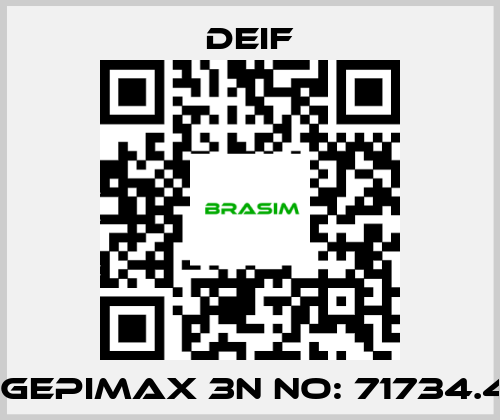 Deif-:GEPIMAX 3N no: 71734.4 price