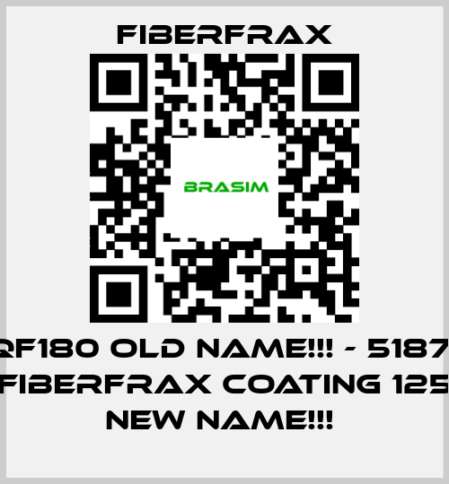 Fiberfrax-QF180 old name!!! - 51871 (FIBERFRAX COATING 125) new name!!!  price