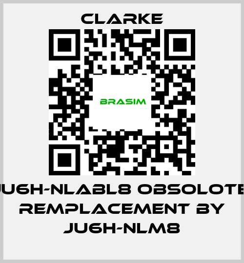 Clarke-JU6H-NLABL8 OBSOLOTE; REMPLACEMENT BY JU6H-NLM8 price