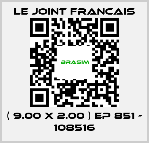 LE JOINT FRANCAIS-( 9.00 X 2.00 ) EP 851 - 108516 price