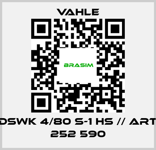 Vahle-DSWK 4/80 S-1 HS // art 252 590 price