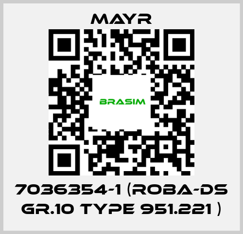 Mayr-7036354-1 (ROBA-DS Gr.10 Type 951.221 ) price