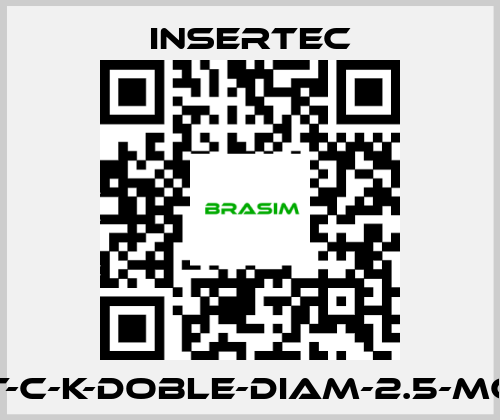 Insertec-T-C-K-DOBLE-DIAM-2.5-MC price