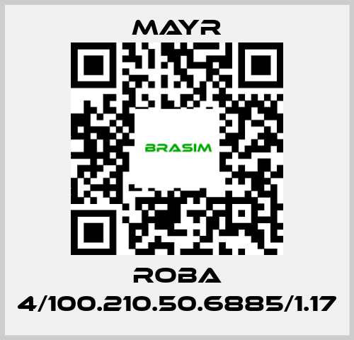 Mayr-ROBA 4/100.210.50.6885/1.17 price