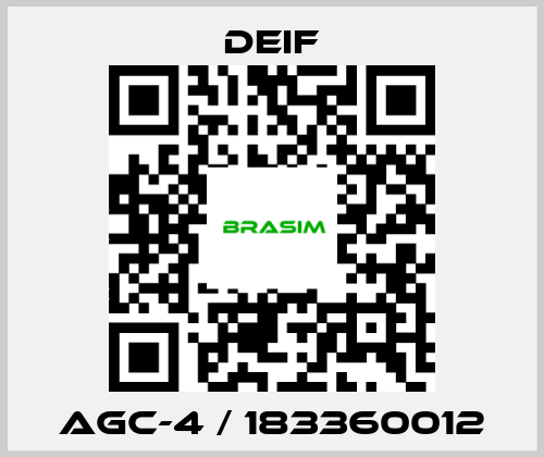 Deif-AGC-4 / 183360012 price