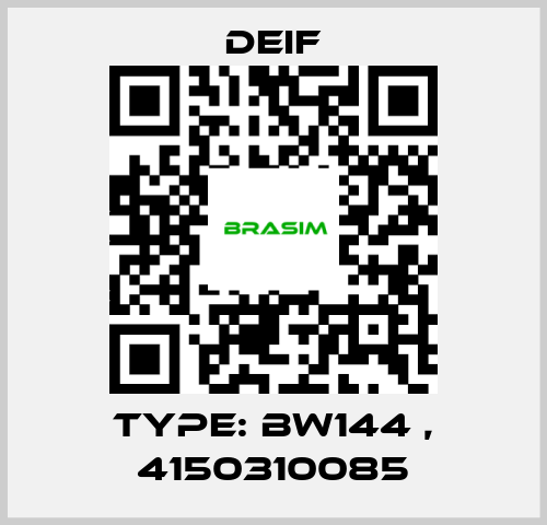 Deif-Type: BW144 , 4150310085 price