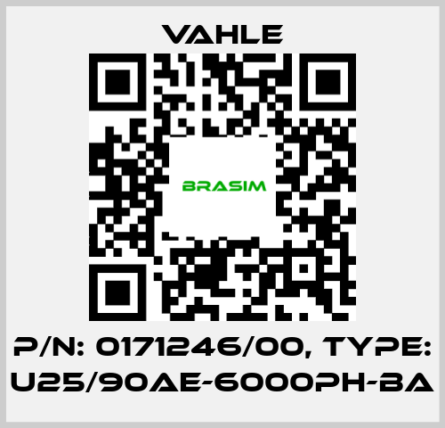 Vahle-P/n: 0171246/00, Type: U25/90AE-6000PH-BA price