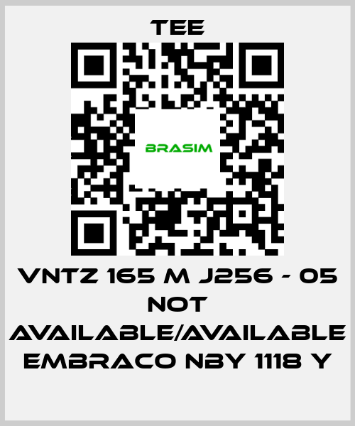 TEE-VNTZ 165 M J256 - 05 not available/available Embraco NBY 1118 Y price