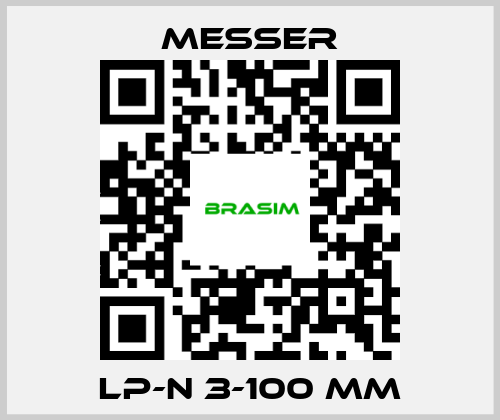 Messer-LP-N 3-100 mm price