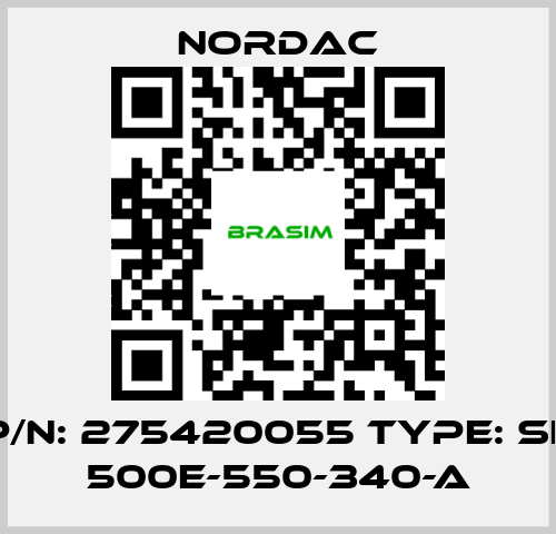 NORDAC-P/N: 275420055 Type: SK 500E-550-340-A price