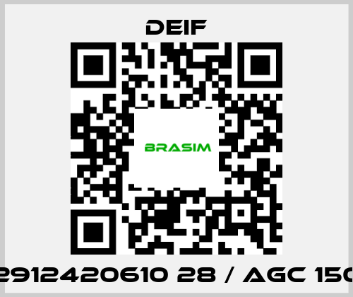 Deif-2912420610 28 / AGC 150 price