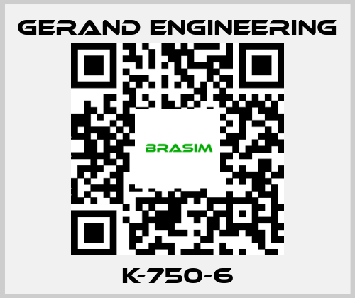 Gerand Engineering-K-750-6 price